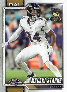2026 Topps Flagship Football Malaki Starks #207