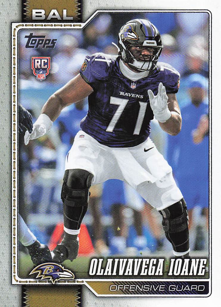 2026 Topps Flagship Football Olaivavega Ioane #362 RC