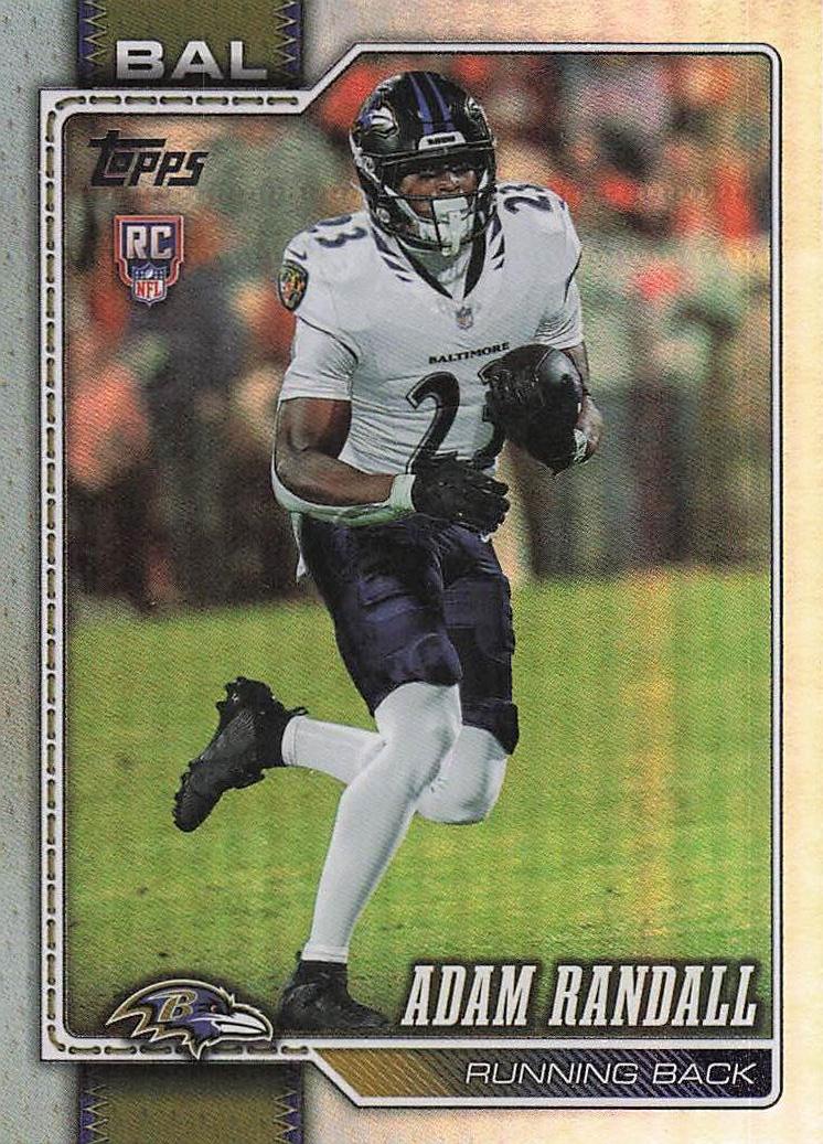 2026 Topps Flagship Football Adam Randall #377 RC