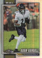 2026 Topps Flagship Football Adam Randall #377 RC