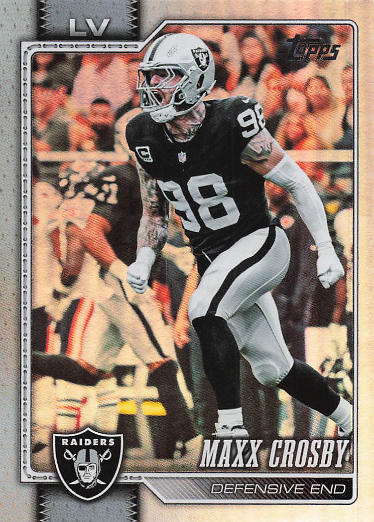 2026 Topps Flagship Football Rainbow Foil Maxx Crosby #122