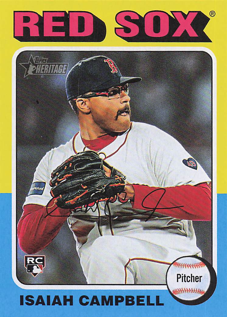 2024 Topps Heritage Baseball Isaiah Campbell #645 RC