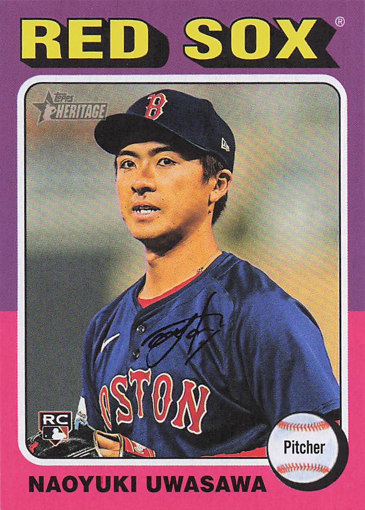 2024 Topps Heritage Baseball Naoyuki Uwasawa #651 RC