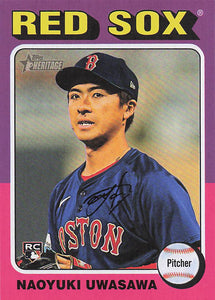 2024 Topps Heritage Baseball Naoyuki Uwasawa #651 RC