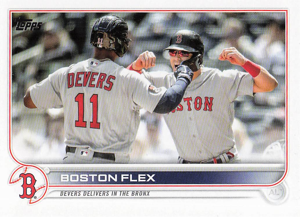 2022 Topps Update Baseball Boston Flex (Rafael Devers / Enrique Hernandez) #US11