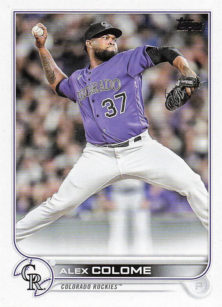 2022 Topps Update Baseball Alex Colome #US325