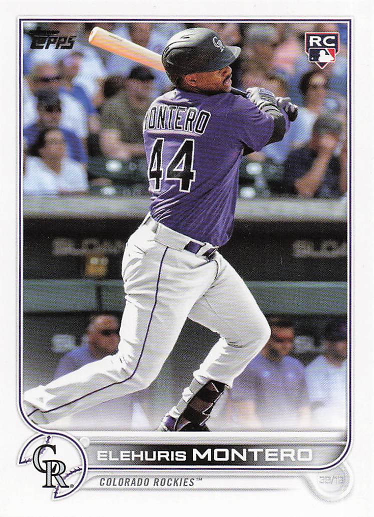 2022 Topps Update Baseball Elehuris Montero #US110 RC