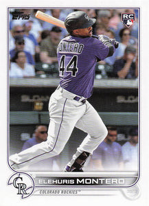 2022 Topps Update Baseball Elehuris Montero #US110 RC