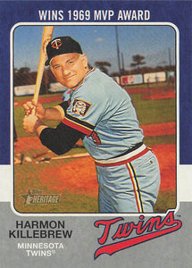 2024 Topps Heritage Baseball 1975 Retirees Harmon Killebrew #75R-3