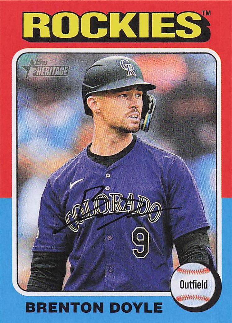 2024 Topps Heritage Baseball Brenton Doyle #643