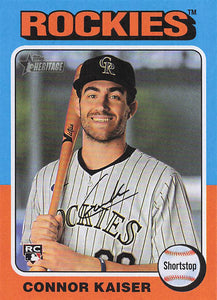2024 Topps Heritage Baseball Connor Kaiser #700 RC
