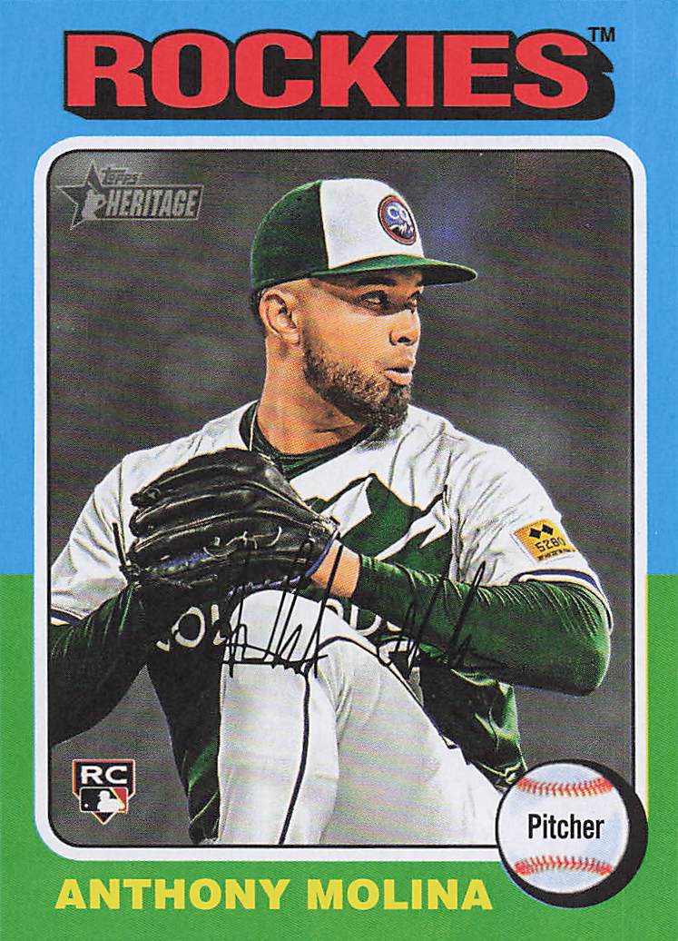 2024 Topps Heritage Baseball Anthony Molina #641 RC