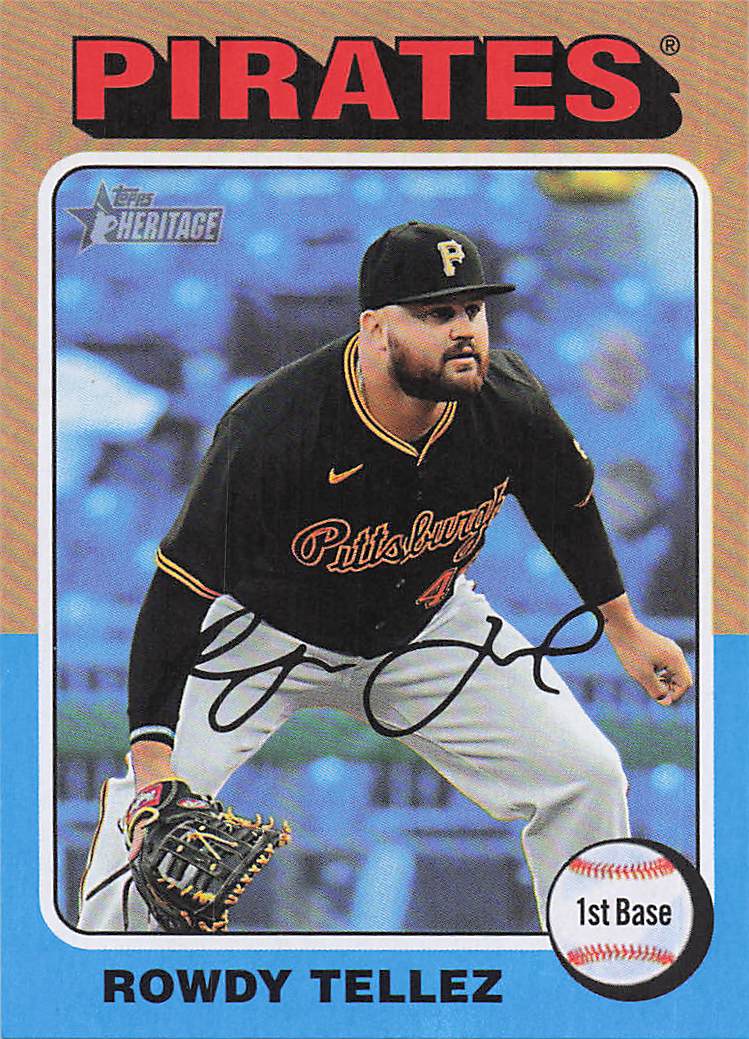 2024 Topps Heritage Baseball Rowdy Tellez #522