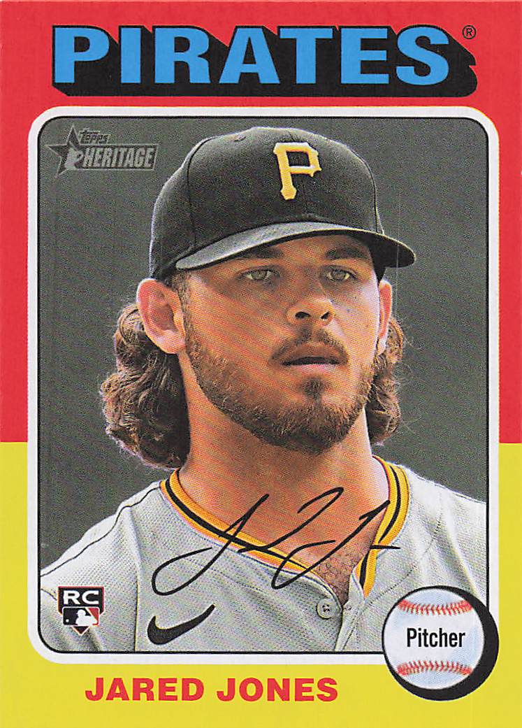 2024 Topps Heritage Baseball Jared Jones #675 RC