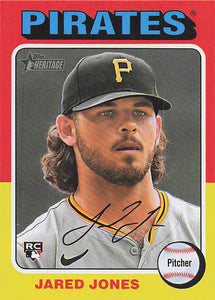 2024 Topps Heritage Baseball Jared Jones #675 RC