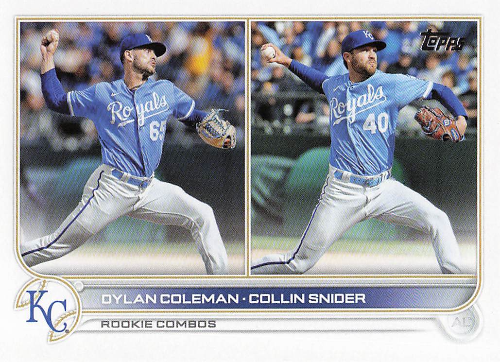 2022 Topps Update Baseball Dylan Coleman / Collin Snider RCOM, #US147 RC