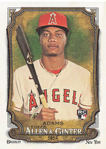 2024 Topps Allen & Ginter Baseball Jordyn Adams #37 RC