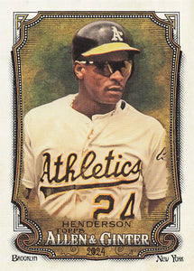 2024 Topps Allen & Ginter Baseball Rickey Henderson #256