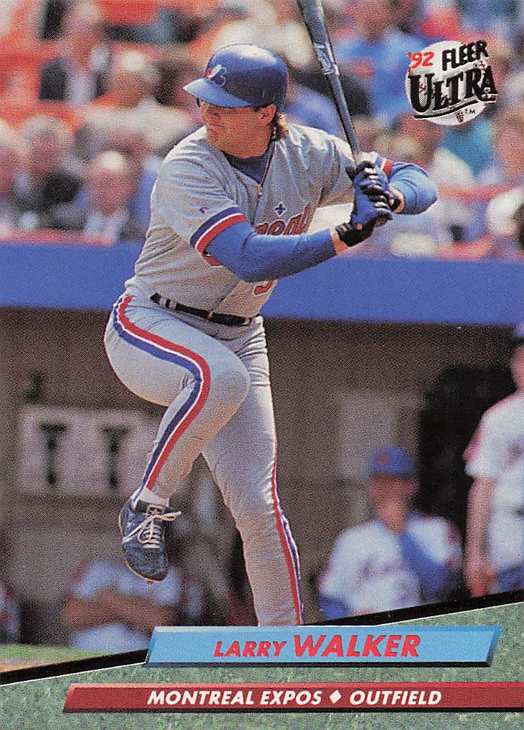 1992 Ultra Baseball Larry Walker #525