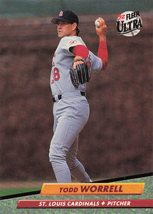 1992 Ultra Baseball Todd Worrell #574