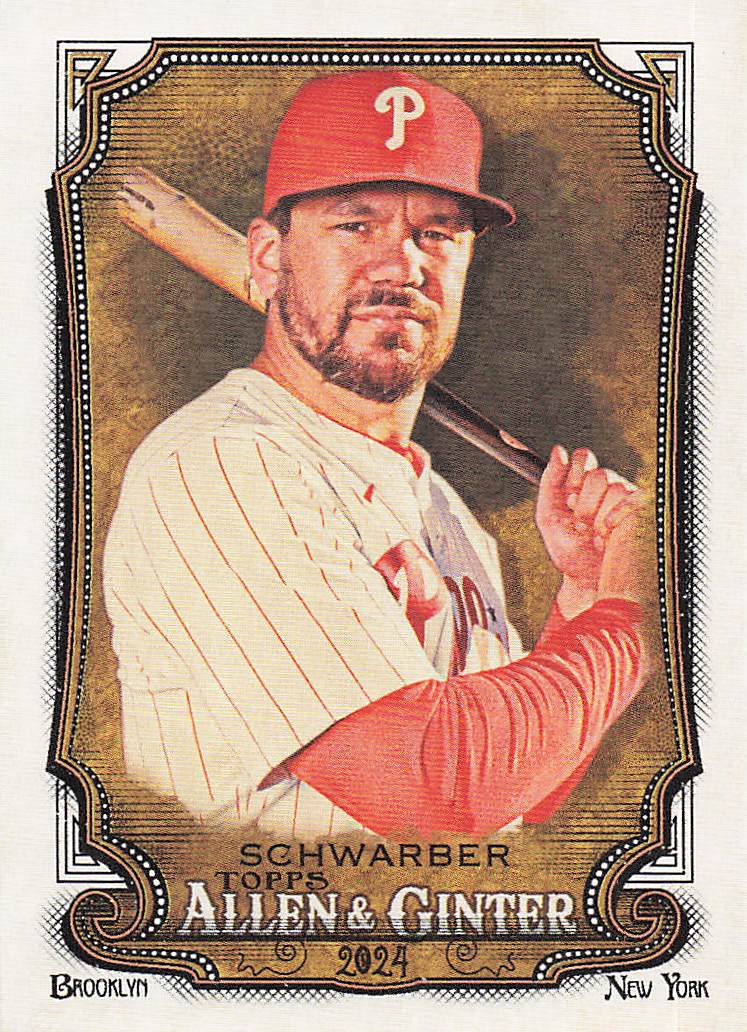 2024 Topps Allen & Ginter Baseball Kyle Schwarber #306