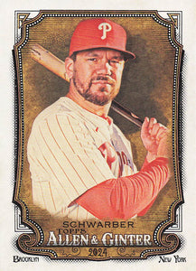 2024 Topps Allen & Ginter Baseball Kyle Schwarber #306