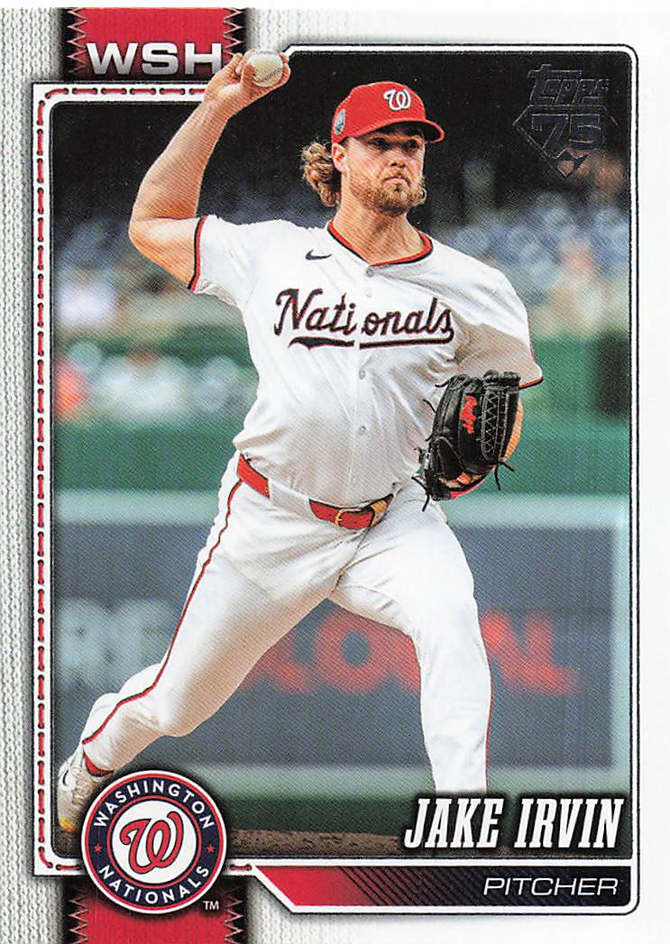 2026 Topps Baseball Jake Irvin #487