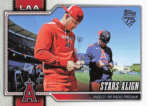 2026 Topps Baseball Stars Align (Mike Trout / Zach Neto) #517