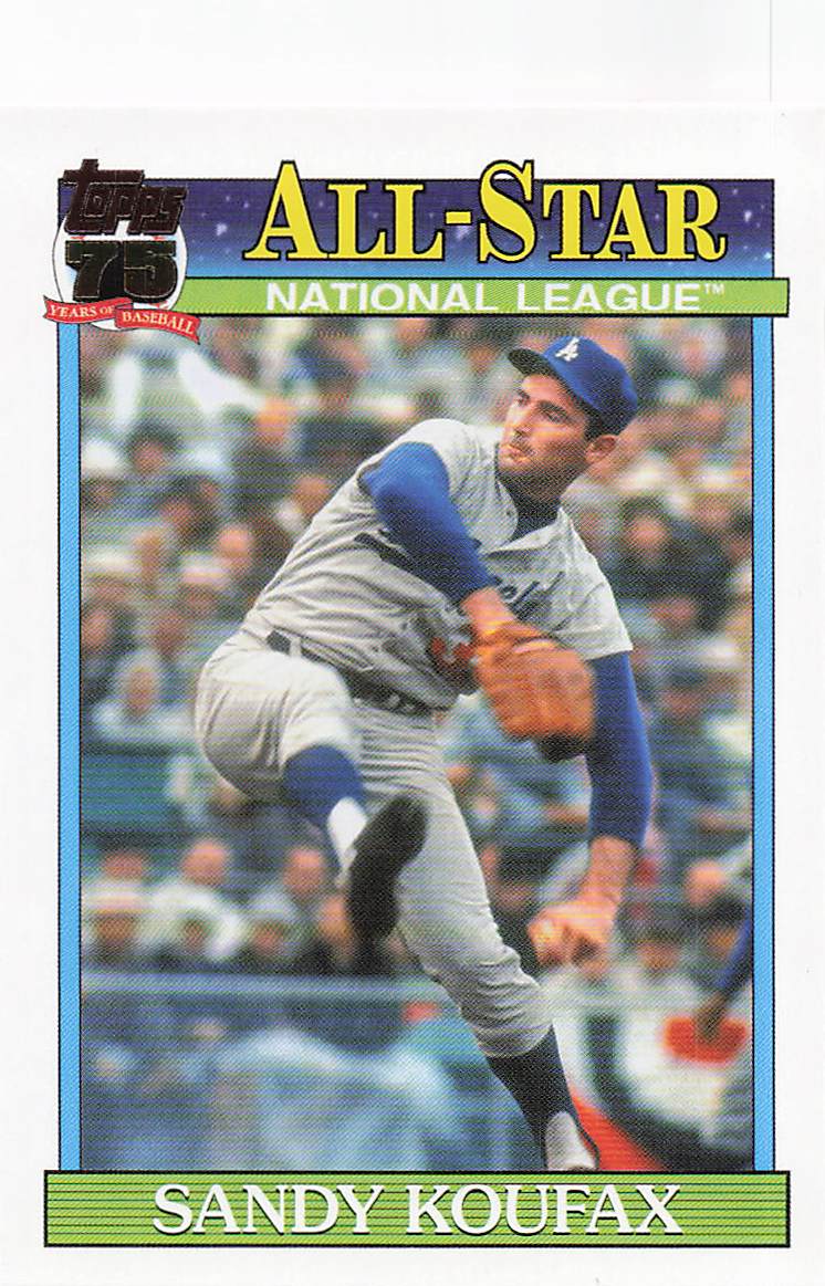 2026 Topps Baseball 1991 Topps Baseball All-Stars Sandy Koufax #91AS-40