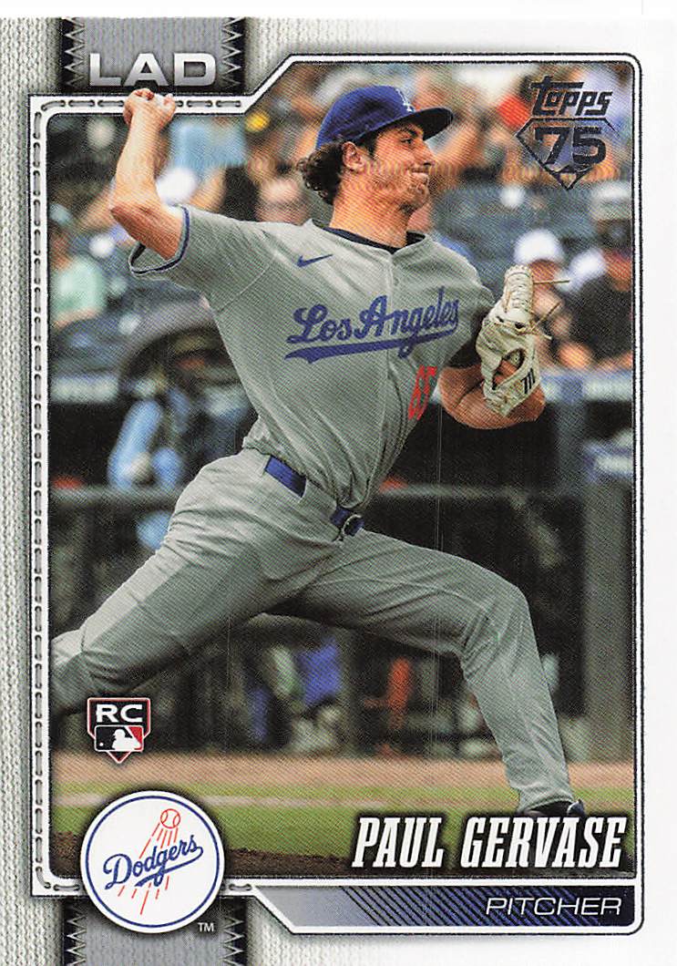 2026 Topps Baseball Paul Gervase #611 RC
