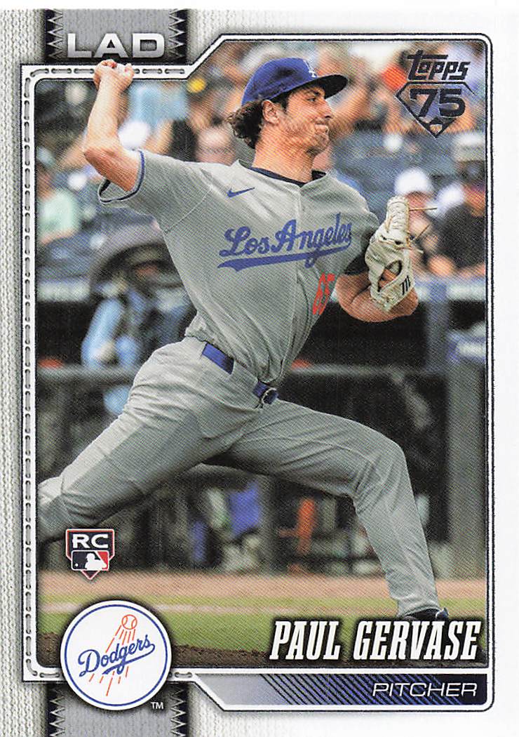 2026 Topps Baseball Paul Gervase #611 RC