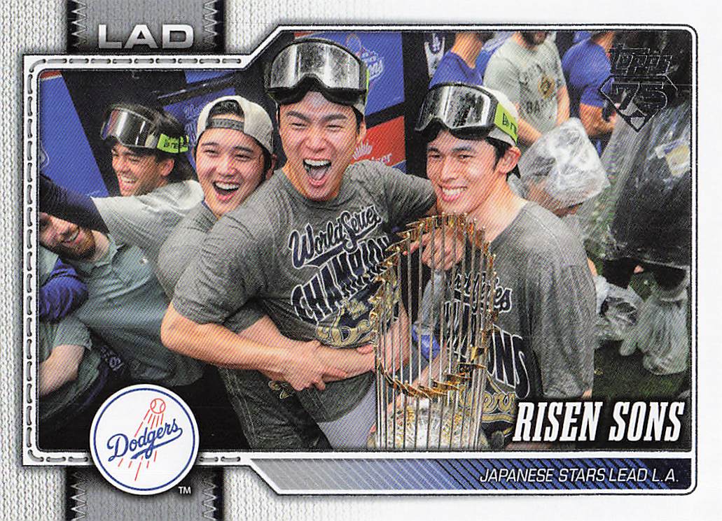 2026 Topps Baseball Risen Sons Ohtani / Sasaki / Yamamoto #642