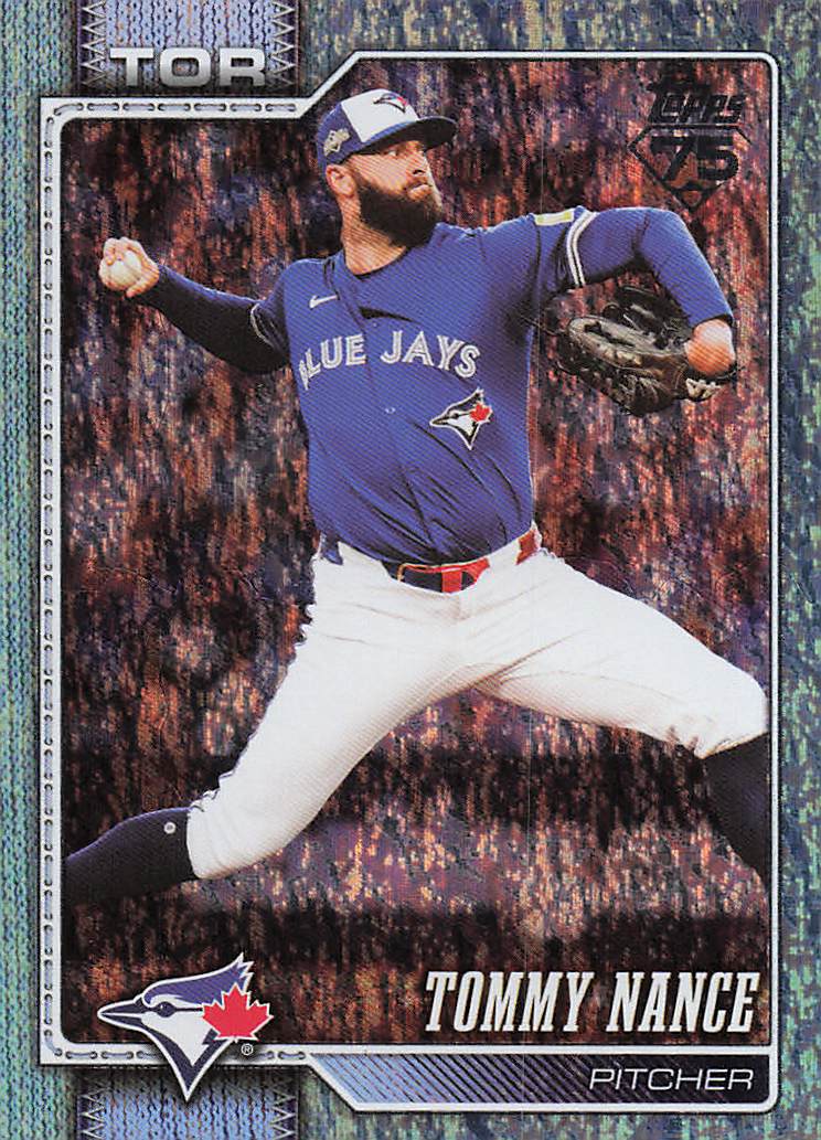 2026 Topps Baseball Aqua Holo Foil Tommy Nance #538