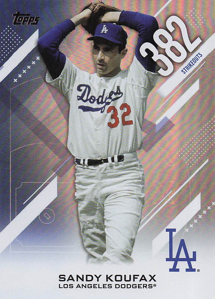 2026 Topps Baseball Crooked Numbers Sandy Koufax #CN-15