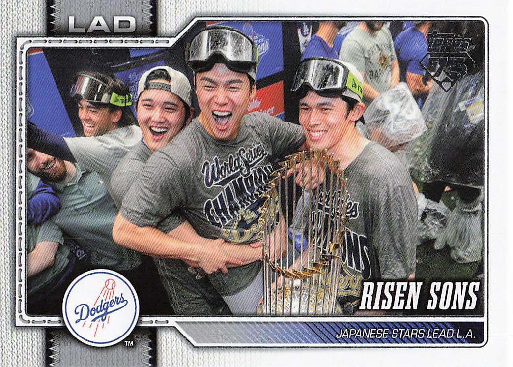 2026 Topps Baseball Risen Sons Ohtani / Sasaki / Yamamoto #642