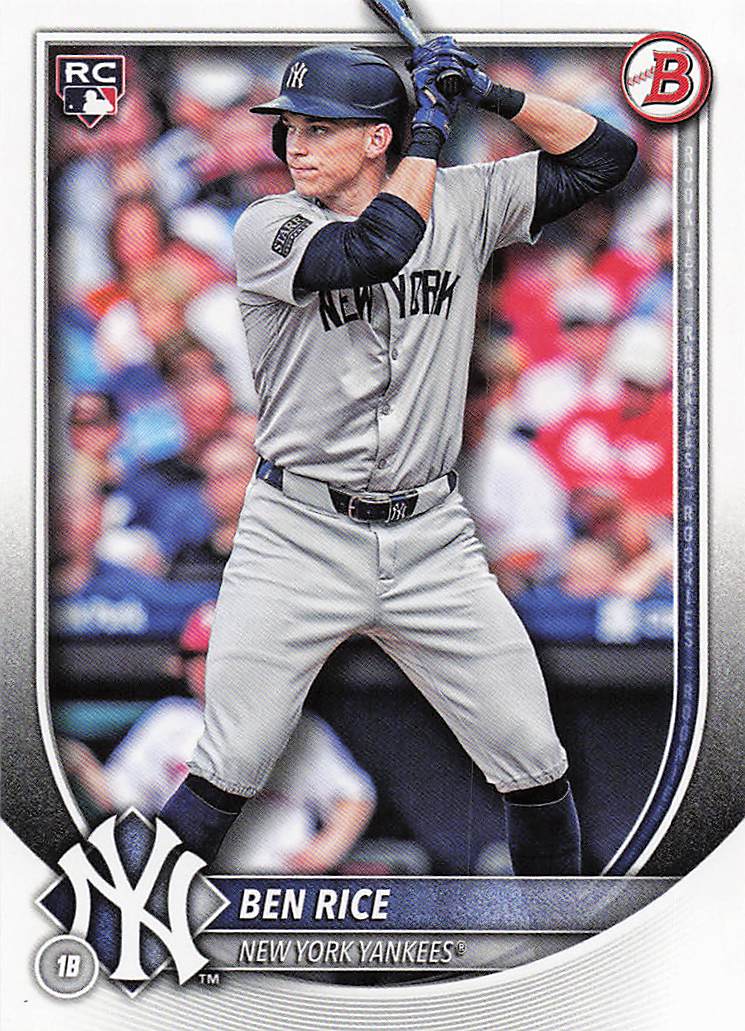 2025 Bowman Baseball Ben Rice #85 RC