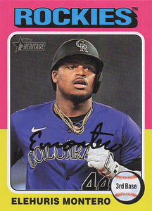 2024 Topps Heritage Baseball Elehuris Montero #517
