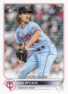 2022 Topps Update Baseball Joe Ryan #US222
