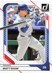 2026 Donruss Baseball Matt Shaw #28
