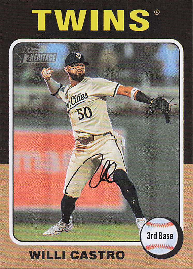 2024 Topps Heritage Baseball Willi Castro #608