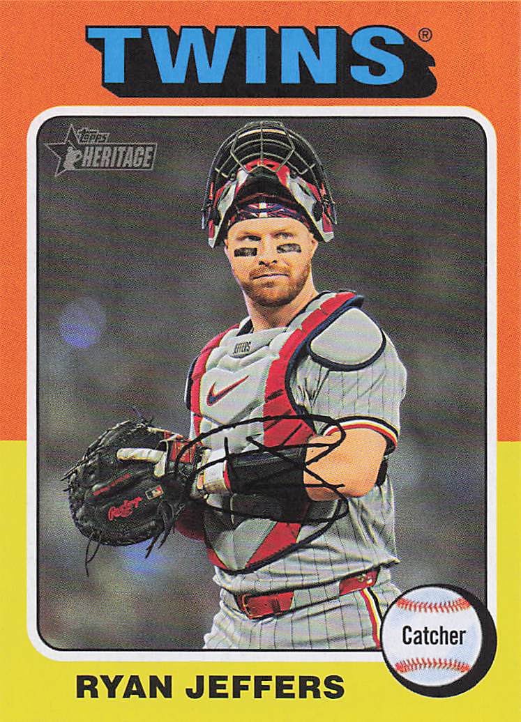 2024 Topps Heritage Baseball Ryan Jeffers #635