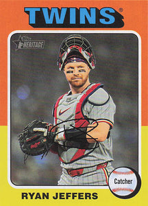2024 Topps Heritage Baseball Ryan Jeffers #635