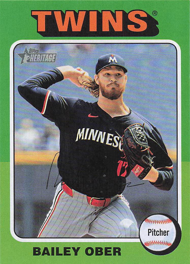2024 Topps Heritage Baseball Bailey Ober #536