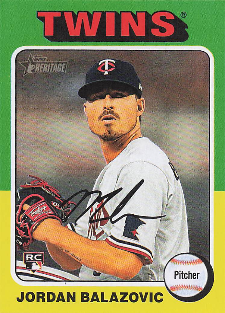2024 Topps Heritage Baseball Jordan Balazovic #680 RC