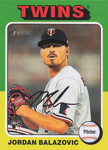 2024 Topps Heritage Baseball Jordan Balazovic #680 RC
