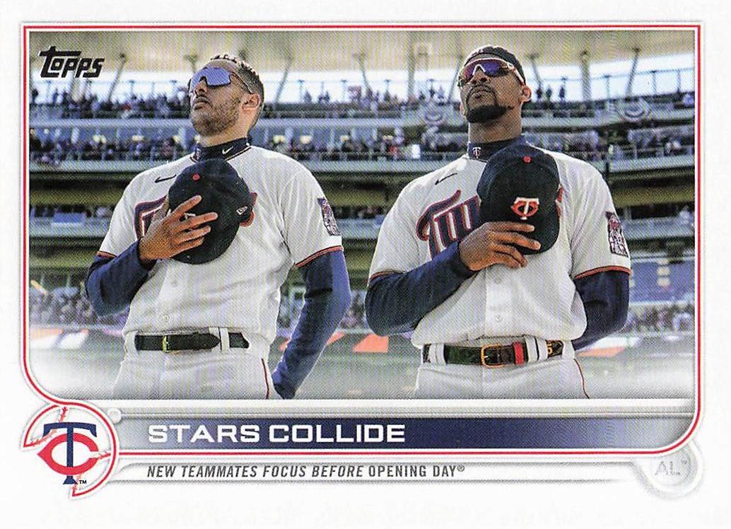 2022 Topps Update Baseball Stars Collide (Carlos Correa / Byron Buxton) #US230