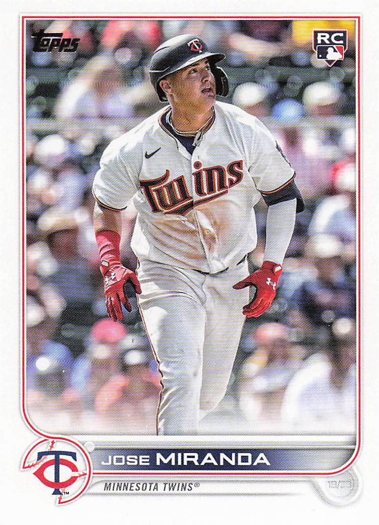 2022 Topps Update Baseball Jose Miranda #US120 RC