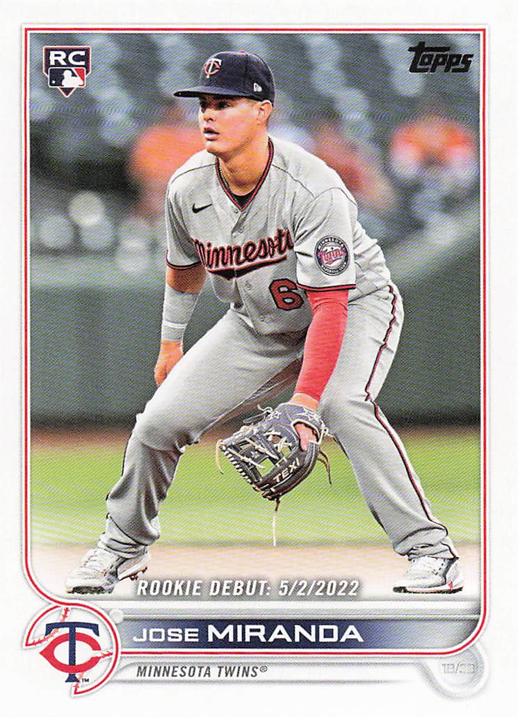 2022 Topps Update Baseball Jose Miranda #US5