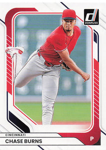 2026 Donruss Baseball Chase Burns #39 RC