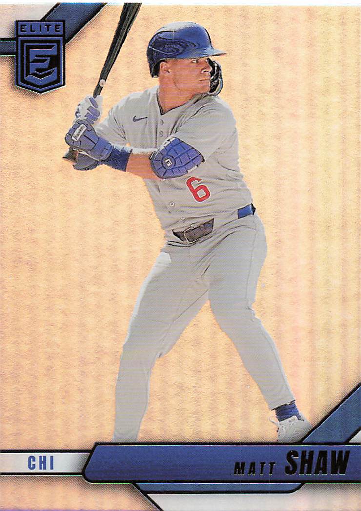 2026 Donruss Elite Baseball Matt Shaw #65